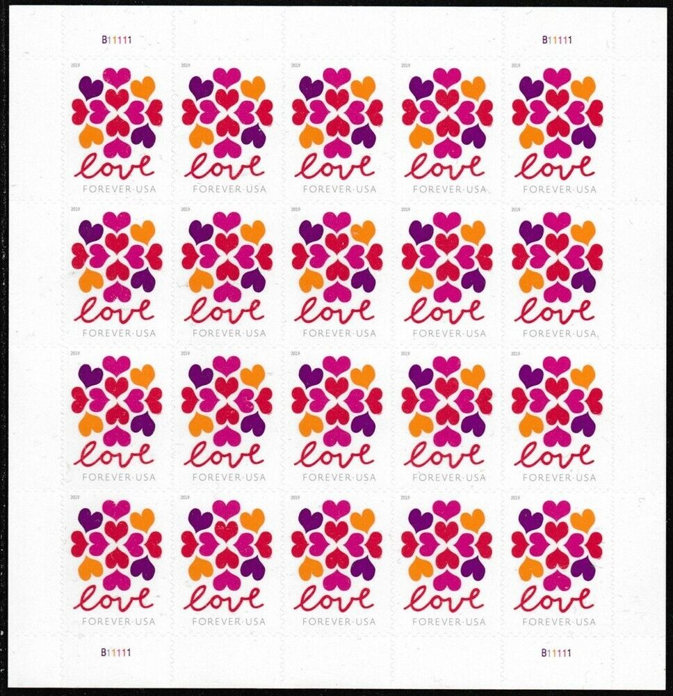 2019 Hearts Blossom Forever Stamps - Forever Stamps