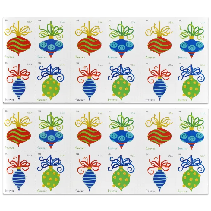 2011 Holiday Baubles - Forever Stamps