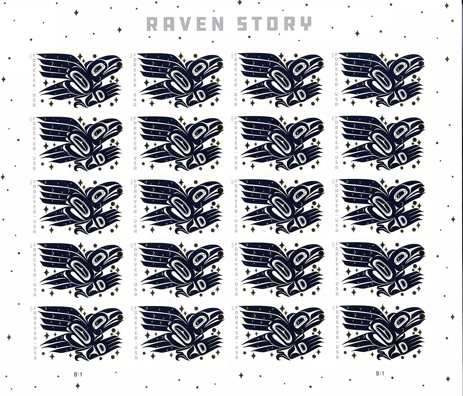 2021 Raven Story Forever Stamp - Forever Stamps