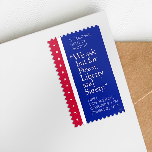 2024 First Continental congress - Forever Stamps