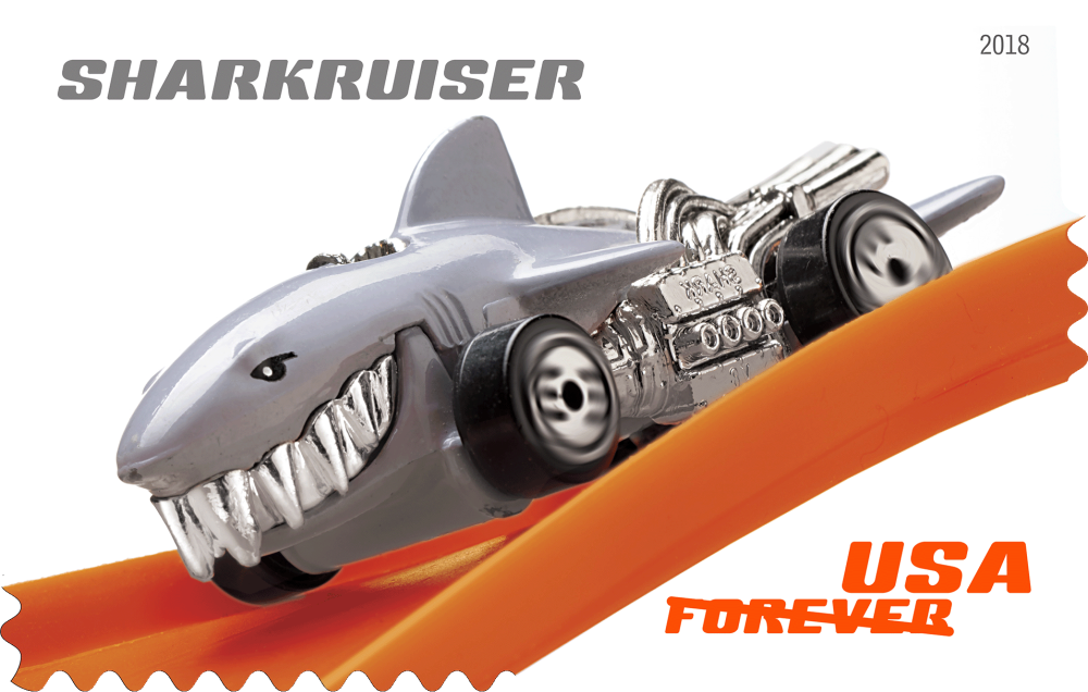 2018 Hot Wheels Stamps - Forever Stamps
