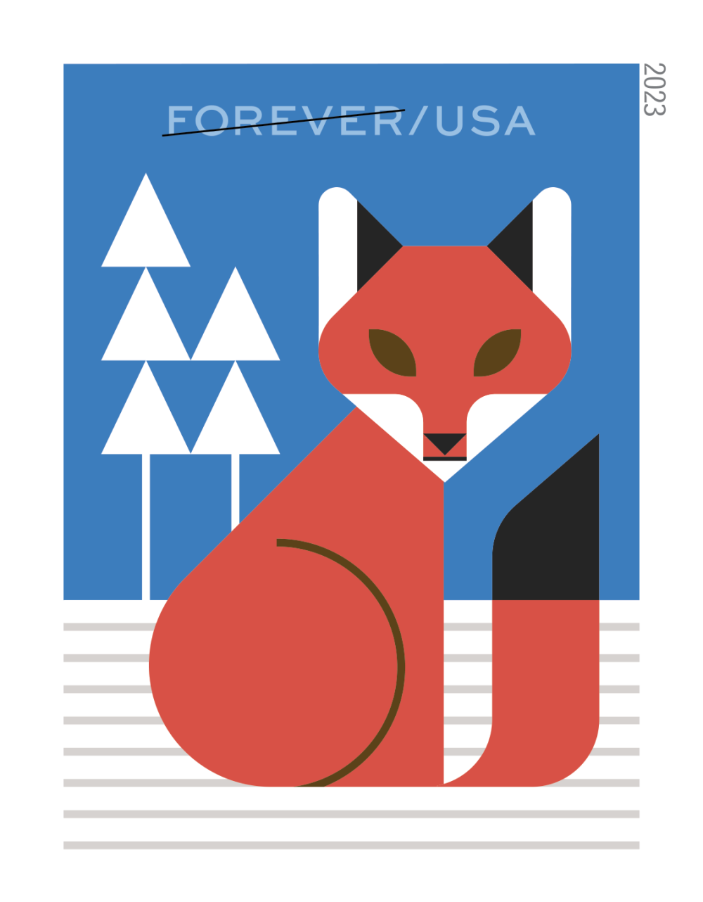 2023 Winter Woodland Animals Stamps - Forever Stamps