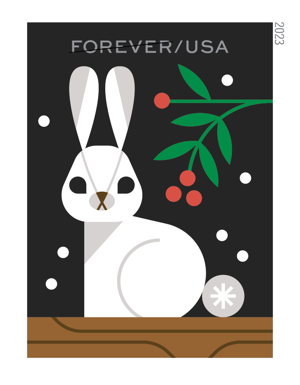 2023 Winter Woodland Animals Stamps - Forever Stamps