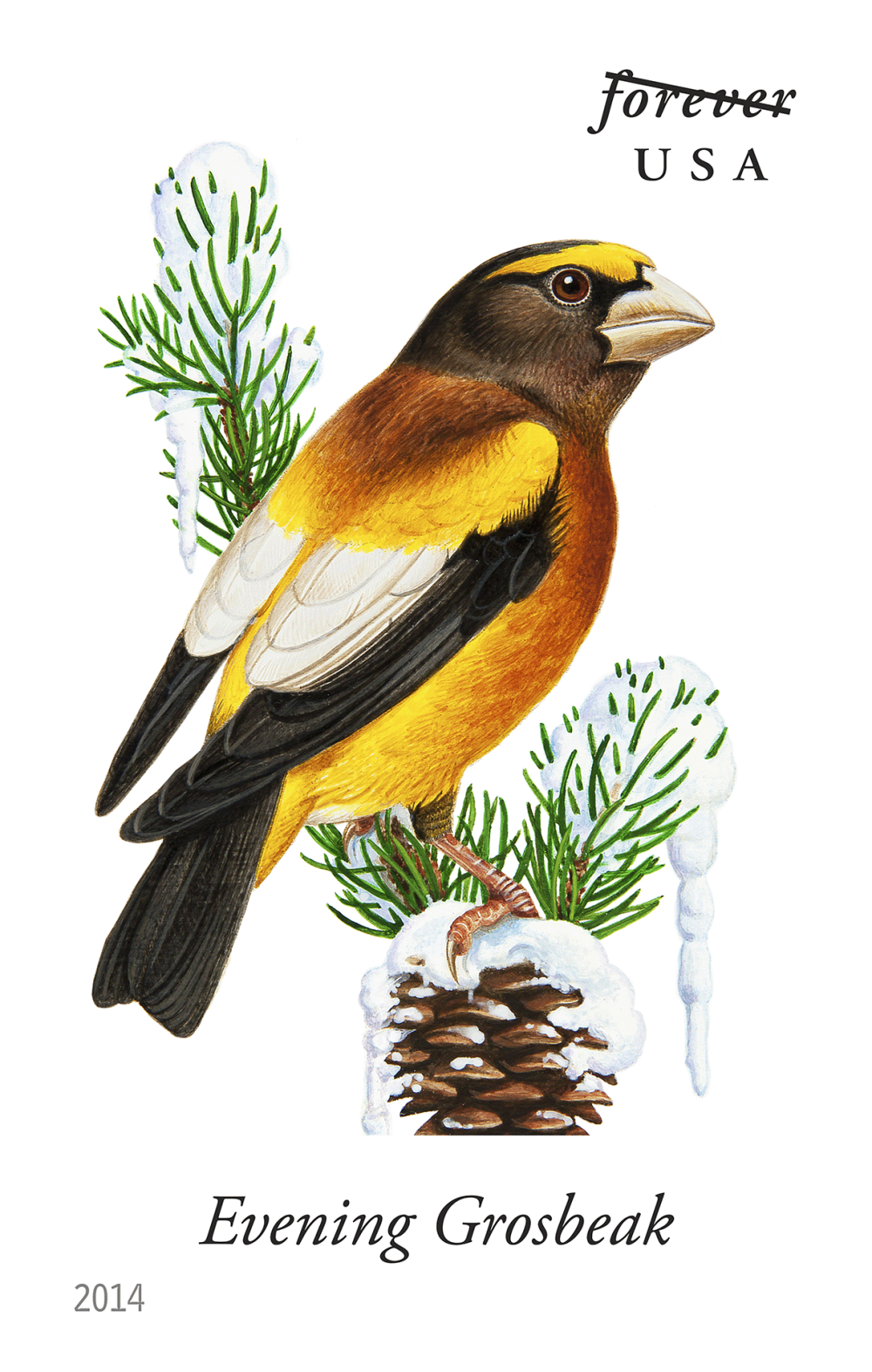 2014 Song Birds Stamps - Forever Stamps