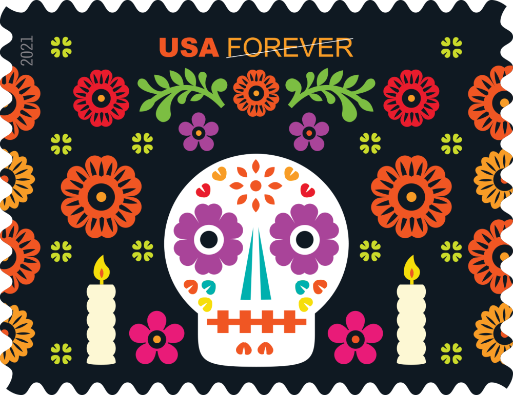 2021 Day of the Dead stamps - Forever Stamps