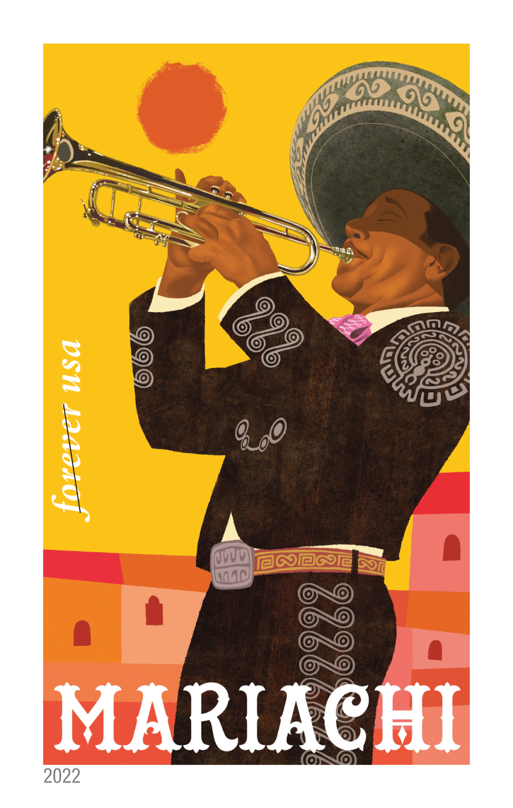 2022 Mariachi Stamps - Forever Stamps