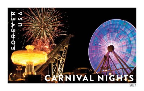 2024 Carnival Nights Stamps - Forever Stamps