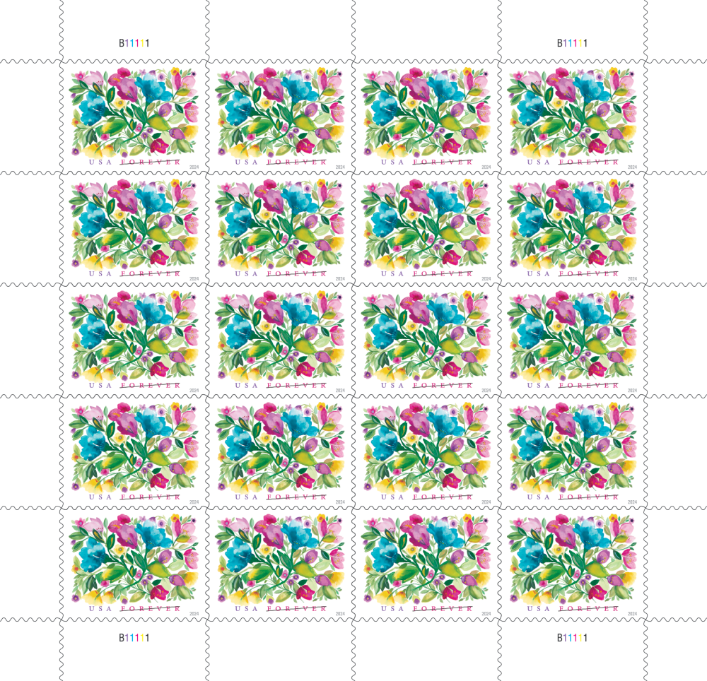 2024 Celebration Blooms Stamps - Forever Stamps