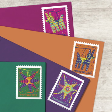 2023 Piñatas! Stamps 100 PCS - Forever Stamps