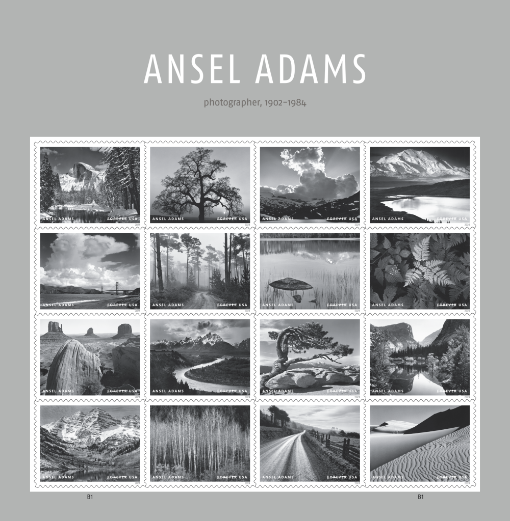 2024 Ansel Adams Stamps - Forever Stamps