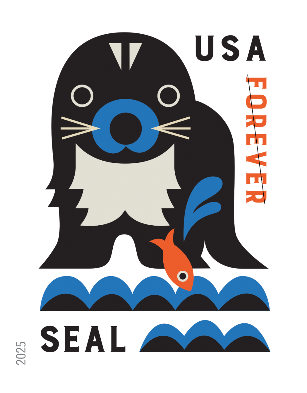 2025 Baby Wild Animals Stamps 100 pcs - Forever Stamps