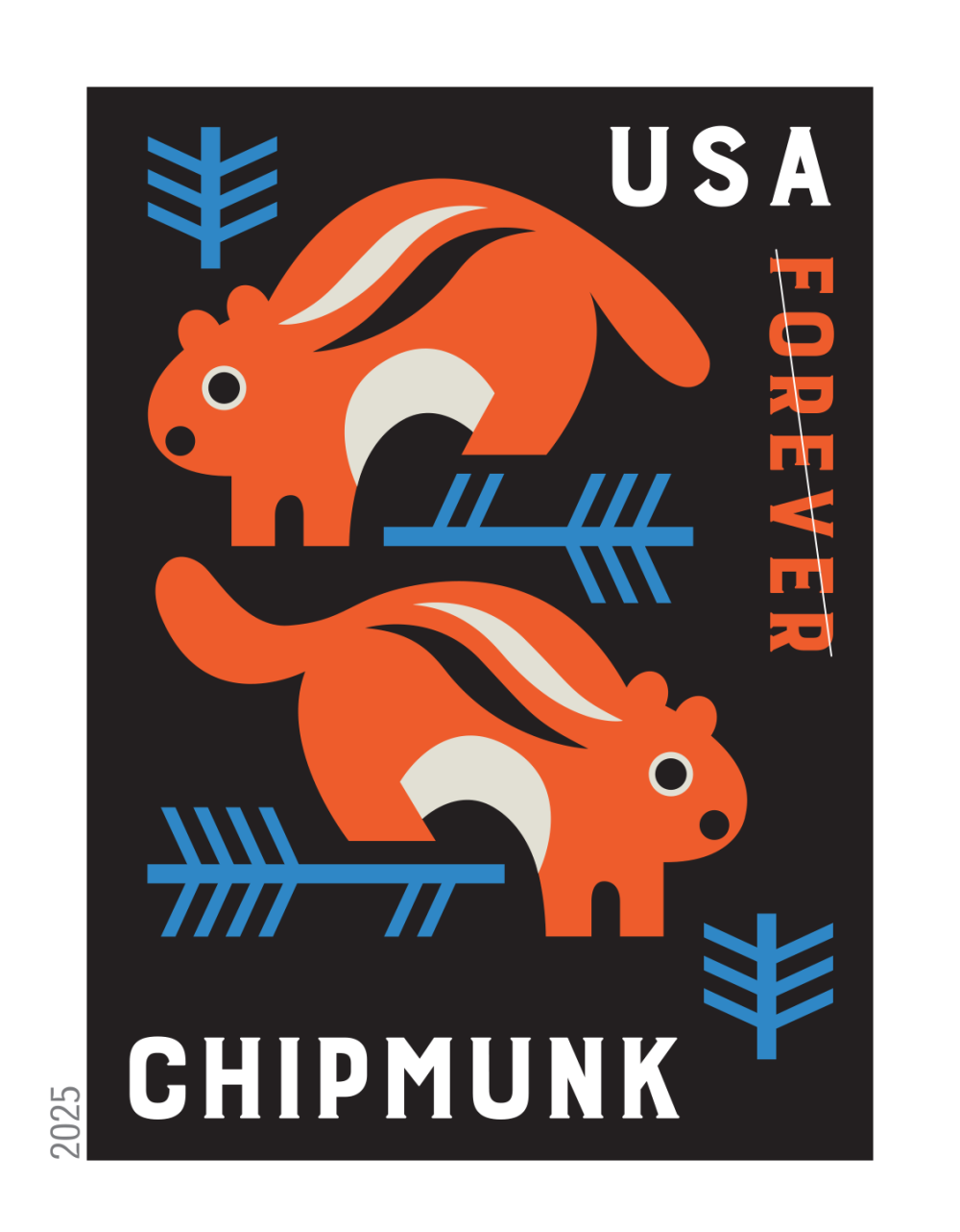 2025 Baby Wild Animals Stamps 100 pcs - Forever Stamps