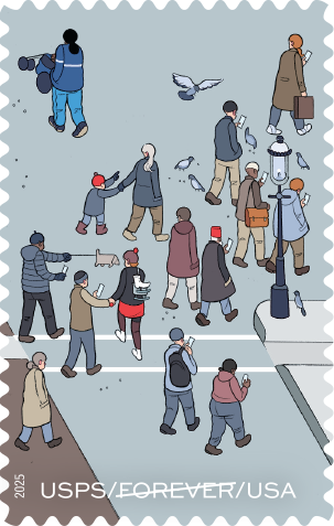 2025. 250 Years of Delivering Stamps 100 pcs - Forever Stamps