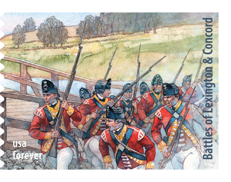 2025 Battlefields of the American Revolution Stamps - Forever Stamps