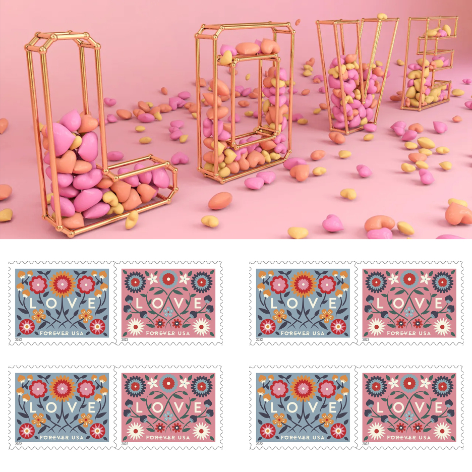 2022 Love Forever Stamps - Forever Stamps