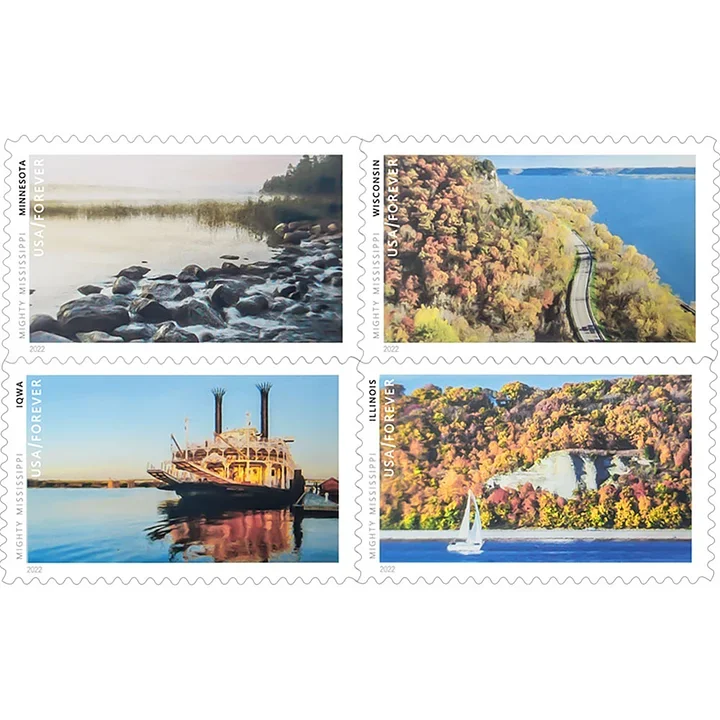 2022 Mighty Mississippi Stamps - Forever Stamps