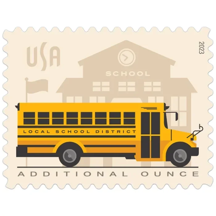 2023 School Bus Stamps - Forever Stamps