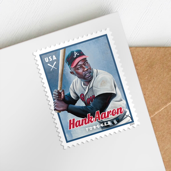 2024 Hank Aaron Stamps - Forever Stamps