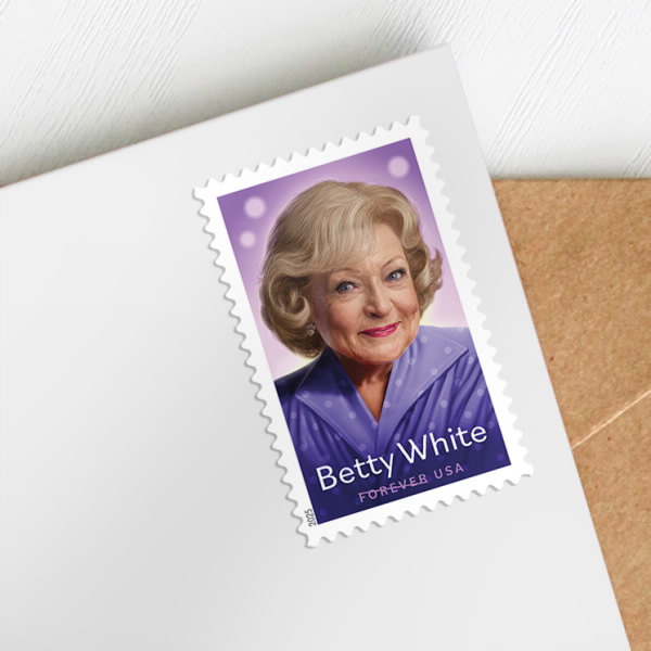 2025 Betty White Stamps 100 pcs - Forever Stamps