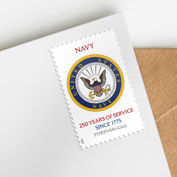2025 U.S. Navy 250th Stamps 100 pcs - Forever Stamps
