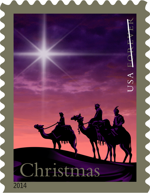 2014 Christmas Magi Stamps - Forever Stamps