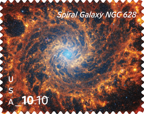 2025 Spiral Galaxy Stamps - Forever Stamps