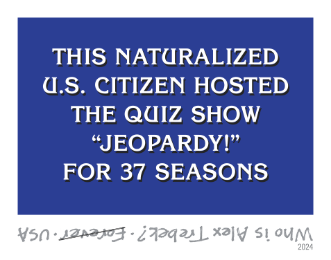 2024 Alex Trebek Stamps - Forever Stamps