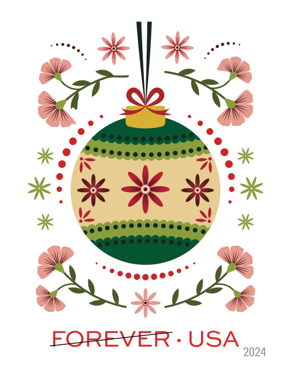 2024 Holiday Joy Stamps - Forever Stamps